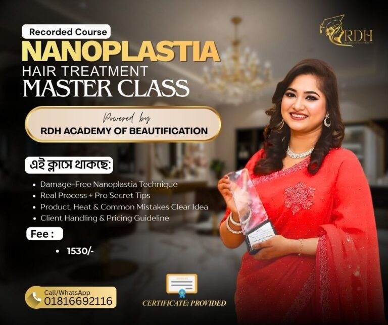 New CourseNanoplastia Hair Treatment Master Class (Recorded Course)
